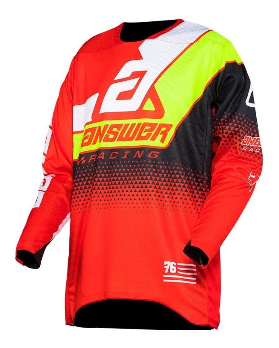 Red motocross jersey sale