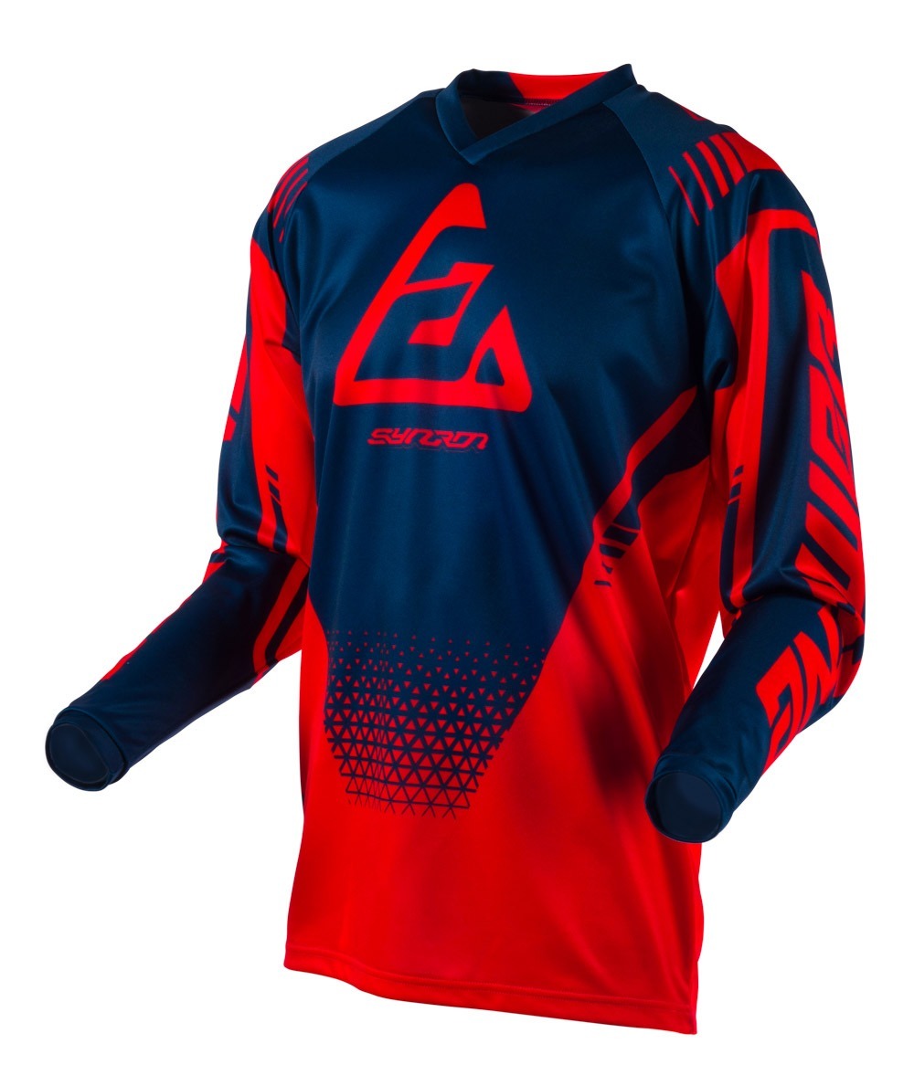 Blue cheap motocross jersey