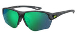 Lentes Under Armour UA Compete/F 63M Gris Crystal / Verde