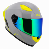 Casco Integral Joe Rocket RKT 105 ION Gris Brillante Mica Verde
