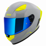 Casco Integral Joe Rocket RKT 105 ION Gris Brillante Mica Azul