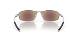 Oakley Whisker Satin Chrome / Prizm Sapphire Polarized OO4141-04