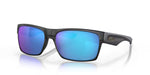 Oakley Two Face Matte Black - Prizm Sapphire Polarized OO9189-46