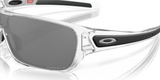 Oakley Turbine Rotor Polished Clear / Prizm Black Polarized OO9307-16