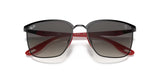 Ray-Ban Ferrari RB 3673M F04111 56 Black / Grey Gradient