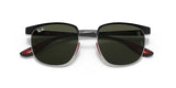 Ray-Ban Ferrari RB 3698M F07331 53 Gunmetal Black / Green Classic