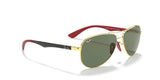 Ray-Ban Ferrari RB 8313M F00871 61 Gold / Green Classic