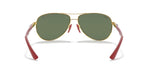 Ray-Ban Ferrari RB 8313M F00871 61 Gold / Green Classic