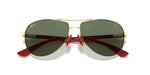 Ray-Ban Ferrari RB 8313M F00871 61 Gold / Green Classic