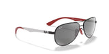 Ray-Ban Ferrari RB 8313M F0096G 61 Black / Grey Mirror