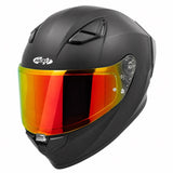 Casco Integral Joe Rocket RKT 105 Solid Negro Mate Mica Roja