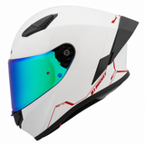 Casco Integral Joe Rocket RKT 105 ION Blanco Brillante Mica Verde