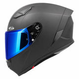 Casco Integral Joe Rocket RKT 105 Solid Negro Mate Mica Azul