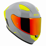 Casco Integral Joe Rocket RKT 105 ION Gris Brillante Mica Roja