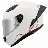 Casco Integral Joe Rocket RKT 105 ION Blanco Brillante Mica Plata