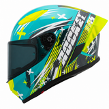 Casco Integral Joe Rocket RKT 105 Rapid Verde HiVis Mica Humo