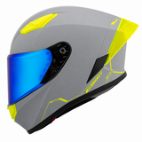 Casco Integral Joe Rocket RKT 105 ION Gris Mate Mica Azul