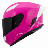 Casco Integral Joe Rocket RKT 105 ION Rosa Brillante Mujer Mica Humo