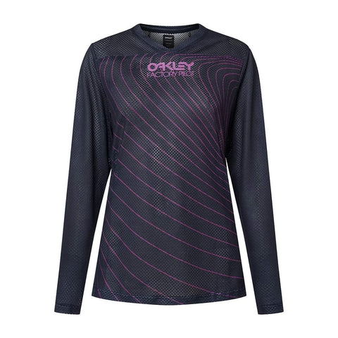 Camiseta / Playera Oakley WMNS Factory Pilot RC LS Jersey Fathom Mujer FOA500385-6AC
