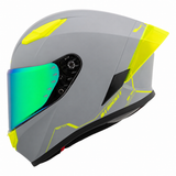 Casco Integral Joe Rocket RKT 105 ION Gris Mate Mica Verde