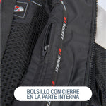 Chamarra Joe Rocket Moto Protecciones ION Mesh Negro