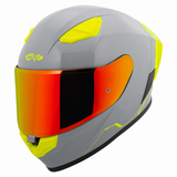 Casco Integral Joe Rocket RKT 105 ION Gris Brillante Mica Roja