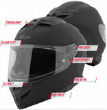 Casco Integral Joe Rocket Rkt 210 Solid Negro Mate ECE 22-06