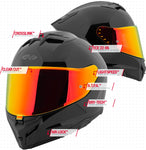 Casco Integral Joe Rocket Rkt 210 ION Negro Brillante ECE 22-06