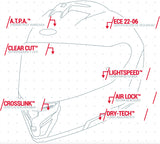 Casco Integral Joe Rocket Rkt 210 ION Rosa Brillante ECE 22-06
