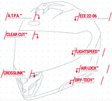 Casco Integral Joe Rocket Rkt 210 Sonic Café / Arena ECE 22-06