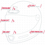 Casco Integral Joe Rocket Rkt 180 Classic 92 Negro Café Racer