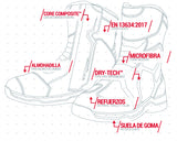 Bota Joe Rocket Alter Ego 2.0 Touring Impermeable Mujer