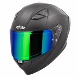 Casco Integral Joe Rocket RKT 105 Solid Negro Mate Mica Verde