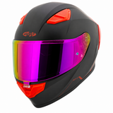 Casco Integral Joe Rocket RKT 105 ION Negro Mate Mica Rosa