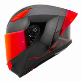 Casco Integral Joe Rocket RKT 105 ION Negro Brillante Mica Roja