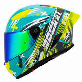 Casco Integral Joe Rocket RKT 105 Rapid Verde HiVis Mica Verde