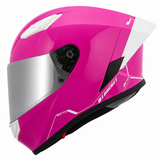 Casco Integral Joe Rocket RKT 105 ION Rosa Brillante Mujer Mica Plata