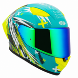 Casco Integral Joe Rocket RKT 105 Rapid Verde HiVis Mica Verde