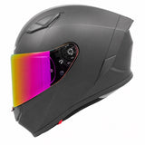Casco Integral Joe Rocket RKT 105 Solid Negro Mate Mica Rosa