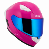Casco Integral Joe Rocket RKT 105 ION Rosa Brillante Mujer Mica Azul
