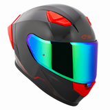 Casco Integral Joe Rocket RKT 105 ION Negro Brillante Mica Verde
