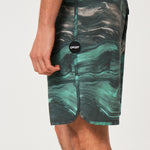 Traje de Baño Oakley Marble Swirl 19” Boardshort Mint Green Magma FOA404306-9TT