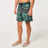 Traje de Baño Oakley Marble Swirl 19” Boardshort Mint Green Magma FOA404306-9TT