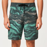 Traje de Baño Oakley Marble Swirl 19” Boardshort Mint Green Magma FOA404306-9TT