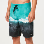 Traje de Baño Oakley Whitewash 20” Boardshort Mint Green Wave FOA404308-9TU