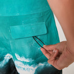 Traje de Baño Oakley Whitewash 20” Boardshort Mint Green Wave FOA404308-9TU