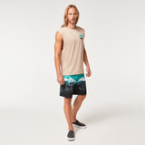 Traje de Baño Oakley Whitewash 20” Boardshort Mint Green Wave FOA404308-9TU