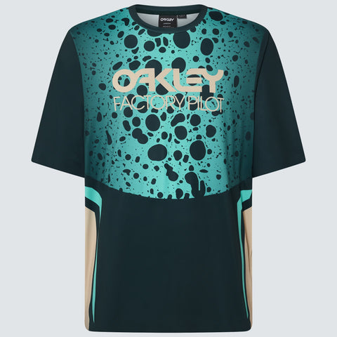 Camiseta / Playera Oakley Maven RC SS Jersey Green Frog  FOA404400-9TL