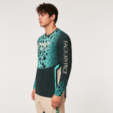 Camiseta / Playera Oakley Maven RC LS Jersey Green Frog FOA404403-9TL