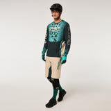 Camiseta / Playera Oakley Maven RC LS Jersey Green Frog FOA404403-9TL